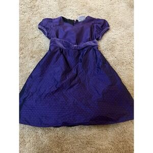 Hanna Andersson Size 3T (90) Purple Dress With Tulle Underneath